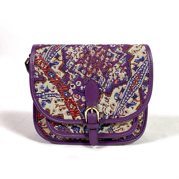 Sezane Romeo Tapestry Crossbody Bag - Picture 3 of 10